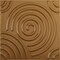 Ekena Millwork 19 5/8in. W x 19 5/8in. H Spiral EnduraWall Decorative 3D Wall Panel Covers 2.67 Sq. Ft. WP20X20SPDVG - alternate 1